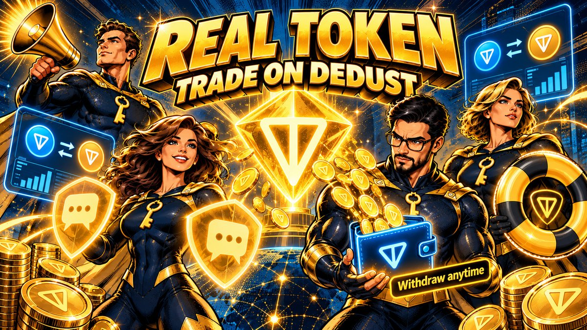 NDT Hold X — real token, trade on DeDust
